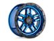 Black Rhino Barstow Dearborn Blue with Black Ring 6-Lug Wheel; 20x9.5; 12mm Offset (22-24 Bronco Raptor)