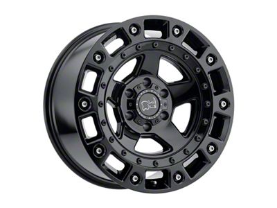 Black Rhino Cinco Gloss Black with Stainless Bolts 6-Lug Wheel; 20x9.5; 12mm Offset (21-24 Bronco, Excluding Raptor)