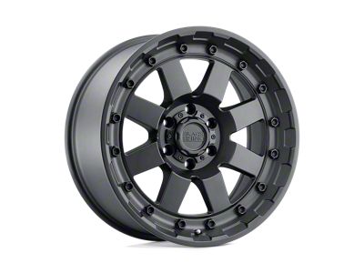 Black Rhino Cleghorn Matte Black 6-Lug Wheel; 18x9; -18mm Offset (21-24 Bronco, Excluding Raptor)