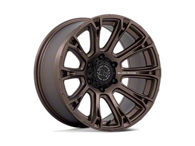 Black Rhino Diamondback Burnt Bronze 6-Lug Wheel; 18x9; 12mm Offset (22-24 Bronco Raptor)