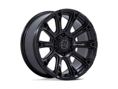 Black Rhino Diamondback Matte Black 6-Lug Wheel; 17x9; 12mm Offset (22-24 Bronco Raptor)