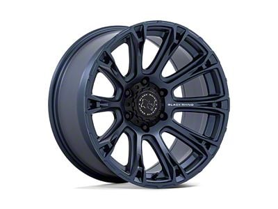 Black Rhino Diamondback Metallic Blue 6-Lug Wheel; 17x9; -12mm Offset (21-24 Bronco, Excluding Raptor)