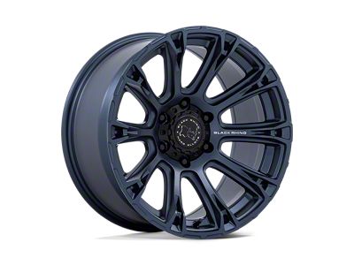 Black Rhino Diamondback Metallic Blue 6-Lug Wheel; 18x9; 12mm Offset (21-24 Bronco, Excluding Raptor)