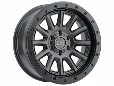 Black Rhino Dugger Gunblack 6-Lug Wheel; 20x9; -18mm Offset (21-24 Bronco, Excluding Raptor)