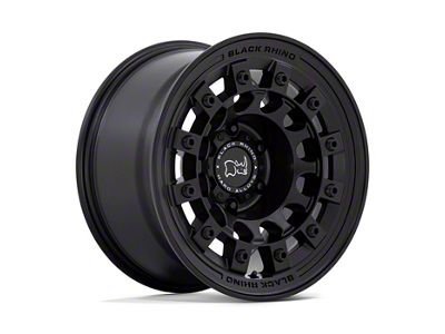 Black Rhino Fuji Matte Black 6-Lug Wheel; 17x8; 20mm Offset (21-24 Bronco, Excluding Raptor)