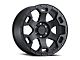 Black Rhino Gauntlet Semi Gloss Black with Gunmetal Bolts 6-Lug Wheel; 17x8.5; 0mm Offset (22-24 Bronco Raptor)