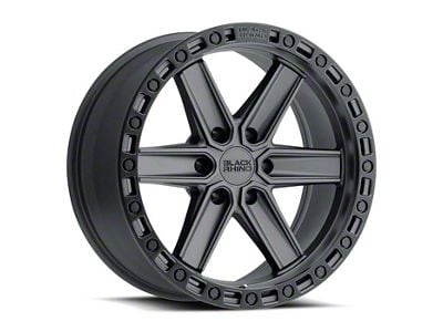 Black Rhino Henderson Gunblack 6-Lug Wheel; 18x9; 12mm Offset (21-24 Bronco, Excluding Raptor)