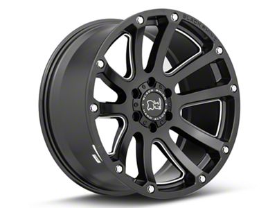 Black Rhino Highland Matte Black 6-Lug Wheel; 20x9.5; 12mm Offset (22-24 Bronco Raptor)