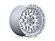 Black Rhino Holcomb Gloss Silver with Mirror Cut Face 6-Lug Wheel; 17x9.5; 12mm Offset (21-24 Bronco, Excluding Raptor)