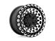 Black Rhino Labyrinth Gloss Black with Machined Face and Milling 6-Lug Wheel; 17x9.5; 12mm Offset (22-24 Bronco Raptor)