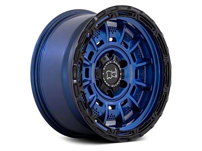 Black Rhino Legion Cobalt Blue with Black Lip 6-Lug Wheel; 17x9; 0mm Offset (21-24 Bronco, Excluding Raptor)
