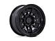 Black Rhino Mondo Matte Black with Gloss Black Lip 6-Lug Wheel; 17x8.5; -10mm Offset (21-24 Bronco, Excluding Raptor)