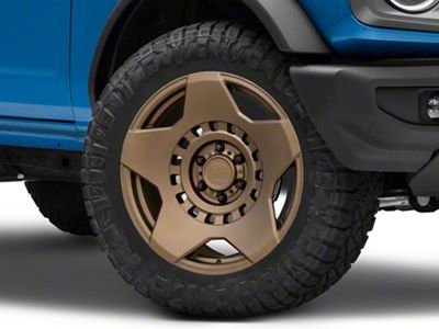 Black Rhino Muzzle Matte Bronze 6-Lug Wheel; 20x9; -18mm Offset (21-24 Bronco, Excluding Raptor)