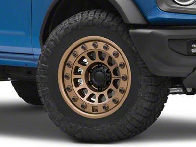 Black Rhino Outback Matte Bronze 6-Lug Wheel; 18x8.5; 0mm Offset (21-24 Bronco, Excluding Raptor)