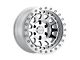 Black Rhino Primm Beadlock Silver with Mirror Face and Machined Ring 6-Lug Wheel; 17x8.5; 0mm Offset (22-24 Bronco Raptor)
