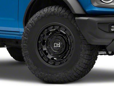 Black Rhino Atlas Matte Black 6-Lug Wheel; 17x8.5; -10mm Offset (22-24 Bronco Raptor)