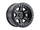 Black Rhino Reno Beadlock Matte Black with Black Bolts 6-Lug Wheel; 17x8.5; 0mm Offset (21-24 Bronco, Excluding Raptor)