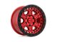 Black Rhino Reno Candy Red with Black Ring and Bolts 6-Lug Wheel; 17x9; 0mm Offset (22-24 Bronco Raptor)