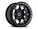 Black Rhino Riot Beadlock Matte Black 6-Lug Wheel; 17x8.5; 0mm Offset (21-24 Bronco, Excluding Raptor)