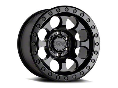 Black Rhino Riot Matte Black 6-Lug Wheel; 17x9; 12mm Offset (21-24 Bronco, Excluding Raptor)