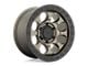 Black Rhino Riot Matte Bronze with Black Ring 6-Lug Wheel; 17x9; 12mm Offset (21-24 Bronco, Excluding Raptor)