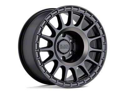 Black Rhino Sandstorm Semi Gloss Black with Machined Dark Tint Ring 6-Lug Wheel; 18x8.5; 0mm Offset (22-24 Bronco Raptor)