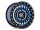 Black Rhino Sentinel Cobalt Blue with Black Ring 6-Lug Wheel; 20x9.5; 12mm Offset (22-24 Bronco Raptor)