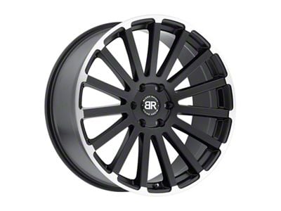 Black Rhino Spear Matte Black Machined 6-Lug Wheel; 20x9; 15mm Offset (21-24 Bronco, Excluding Raptor)