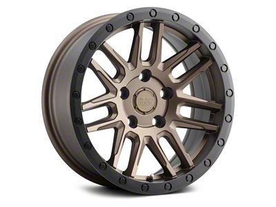 Black Rhino Arches Bronze with Black Ring 5-Lug Wheel; 17x8; 30mm Offset (21-24 Bronco Sport)