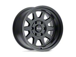 Black Rhino Stadium Matte Black 6-Lug Wheel; 17x8; 35mm Offset (21-24 Bronco, Excluding Raptor)