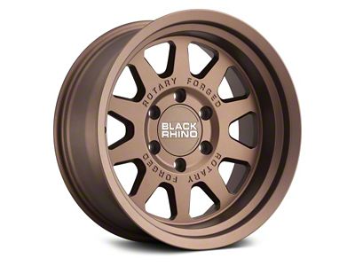 Black Rhino Stadium Matte Bronze 6-Lug Wheel; 16x8; -10mm Offset (21-24 Bronco, Excluding Raptor)