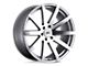 Black Rhino Traverse Silver with Machine Cut Face 6-Lug Wheel; 22x9.5; 25mm Offset (21-24 Bronco, Excluding Raptor)