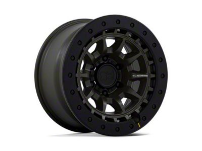 Black Rhino Tusk Olive Drab Green 6-Lug Wheel; 17x8.5; -10mm Offset (21-24 Bronco, Excluding Raptor)