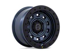 Black Rhino Xplorer Metallic Blue with Matte Black Lip 6-Lug Wheel; 17x9; -12mm Offset (21-24 Bronco, Excluding Raptor)