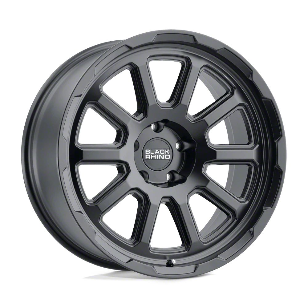 Black Rhino Frontier Chase Matte Black 6-Lug Wheel; 20x9; 12mm Offset ...