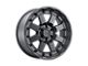 Black Rhino Cleghorn Matte Black 6-Lug Wheel; 17x8.5; 18mm Offset (22-24 Frontier)