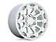 Black Rhino Rotor Gloss Silver with Mirror Cut Face 6-Lug Wheel; 17x8.5; 12mm Offset (22-24 Frontier)