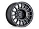 Black Rhino Sandstorm Semi Gloss Black with Machined Dark Tint Ring Wheel; 15x7; 15mm Offset (93-98 Jeep Grand Cherokee ZJ)