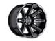 Black Rhino Rampage Gloss Black with Mirror Cut Face and Translucent Clear Wheel; 20x12; -44mm Offset (11-21 Jeep Grand Cherokee WK2)