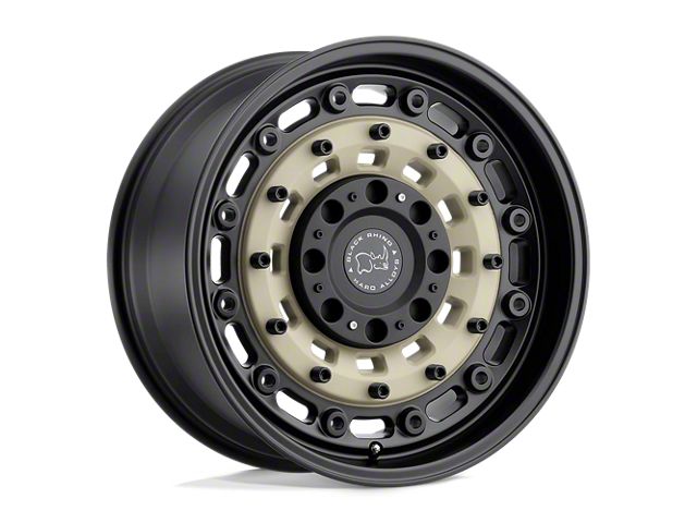 Black Rhino Arsenal Sand On Black Wheel; 18x8 (14-23 Jeep Cherokee KL)