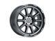 Black Rhino Chase Brushed Gunmetal Wheel; 18x8; 10mm Offset (84-01 Jeep Cherokee XJ)