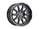 Black Rhino Chase Matte Black Wheel; 17x8; 10mm Offset (84-01 Jeep Cherokee XJ)