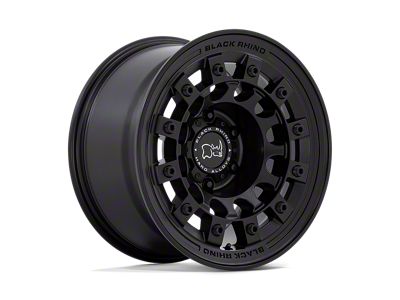 Black Rhino Fuji Matte Black Wheel; 17x8; 20mm Offset (84-01 Jeep Cherokee XJ)