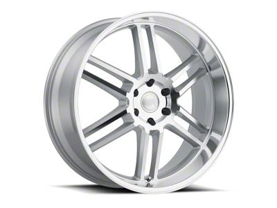 Black Rhino Katavi Silver Wheel; 22x10; 30mm Offset (84-01 Jeep Cherokee XJ)