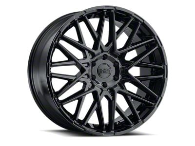 Black Rhino Morocco Gloss Black Wheel; 20x9; 30mm Offset (84-01 Jeep Cherokee XJ)