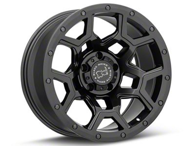 Black Rhino Overland Matte Black Wheel; 18x8; 35mm Offset (84-01 Jeep Cherokee XJ)