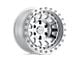 Black Rhino Primm Beadlock Silver with Mirror Face and Machined Ring Wheel; 17x8.5; -38mm Offset (84-01 Jeep Cherokee XJ)