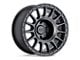 Black Rhino Sandstorm Semi Gloss Black with Machined Dark Tint Ring Wheel; 18x8; 10mm Offset (84-01 Jeep Cherokee XJ)