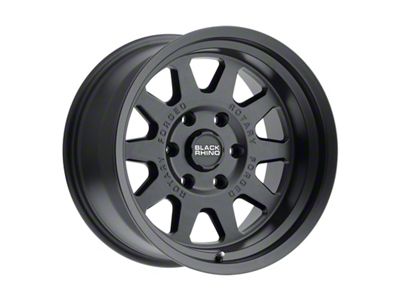 Black Rhino Stadium Matte Black Wheel; 16x8; -10mm Offset (84-01 Jeep Cherokee XJ)