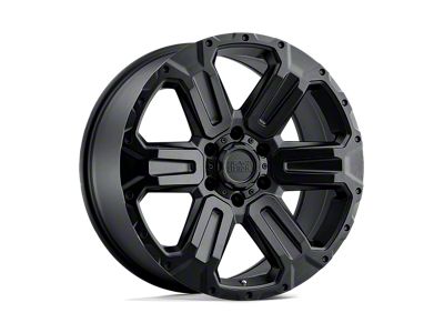 Black Rhino Wanaka Matte Black Wheel; 17x8.5; 35mm Offset (84-01 Jeep Cherokee XJ)